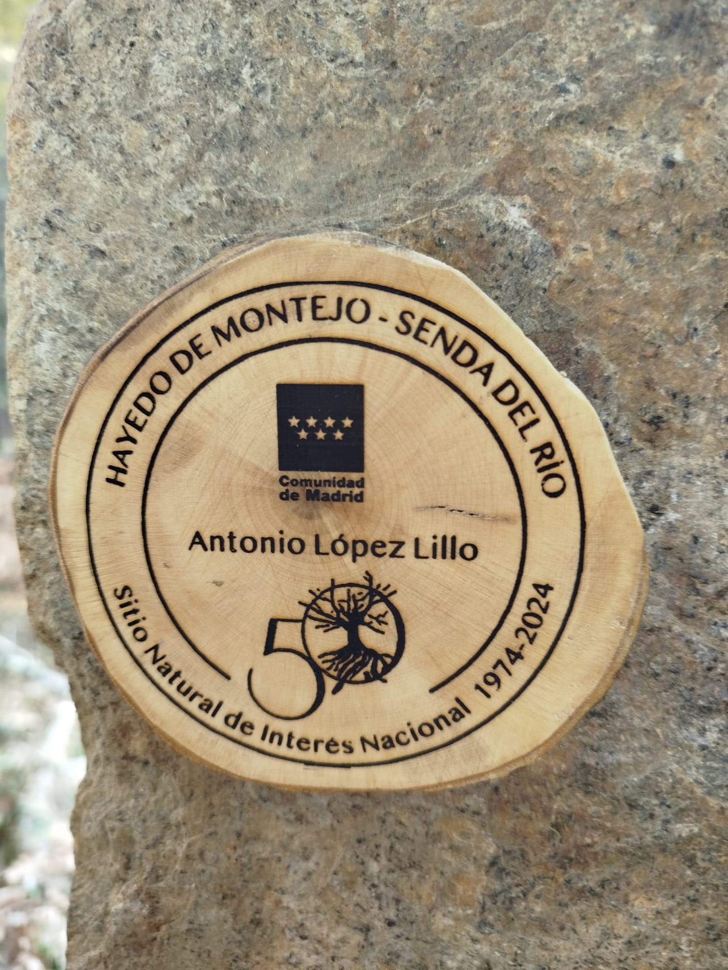 La senda del Rio del Hayedo de Montejo llevará el nombre de nuestro compañero Antonio López Lillo
